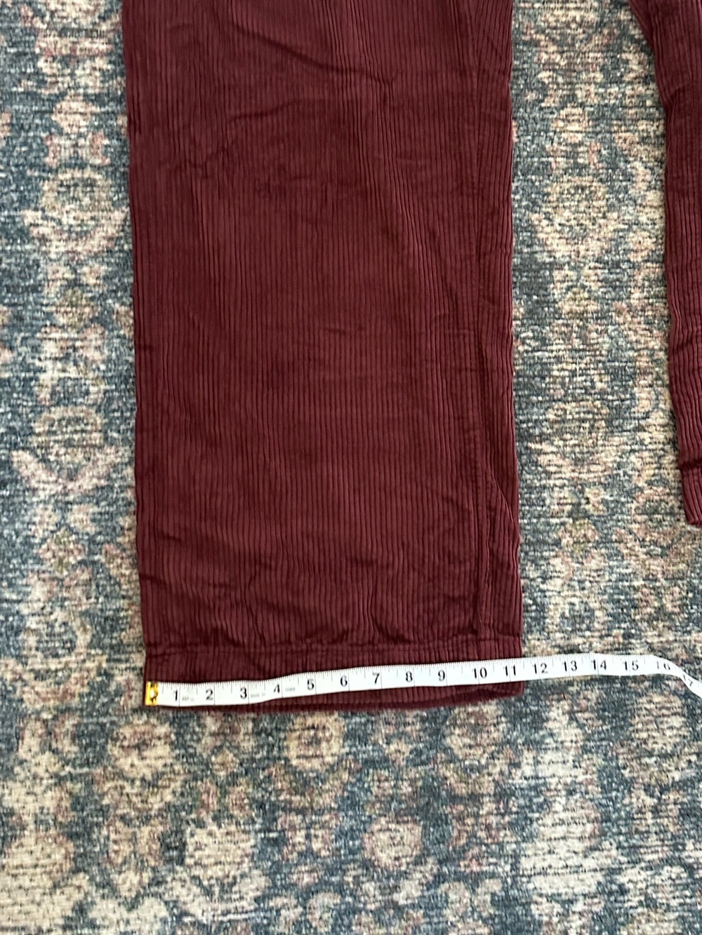 American Eagle NEW Stretch Corduroy Low-Rise Baggy Wide-Leé Pant - Picture 14 of 16